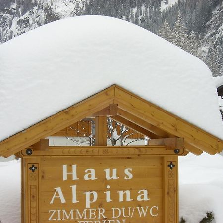Haus Alpina Hotel Kaunertal Eksteriør billede